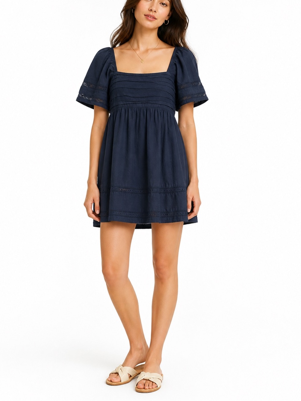 Abercrombie & Fitch* Emerson Poplin Mini Dress
